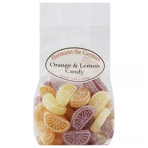 Hermann the German Orange & Lemon Candy