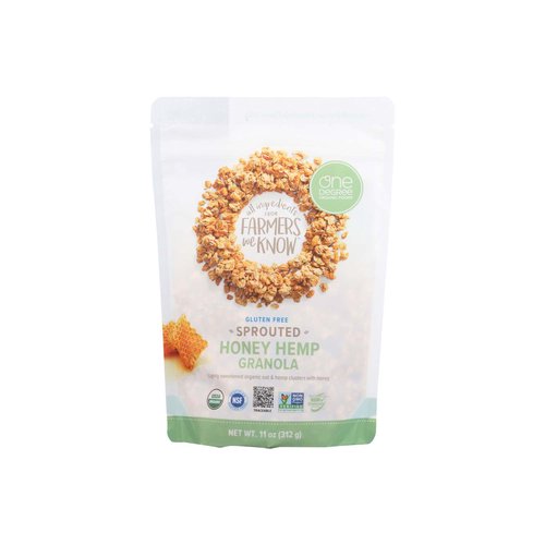 One Degree Organic Granola, Sprouted Honey Hemp