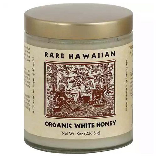 Rare Hawaiian Organic Kiawe White Honey