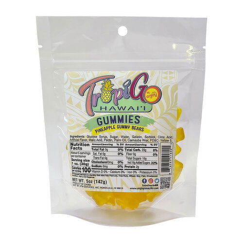 Enjoy Tropigo Pineapple Gummy Bears