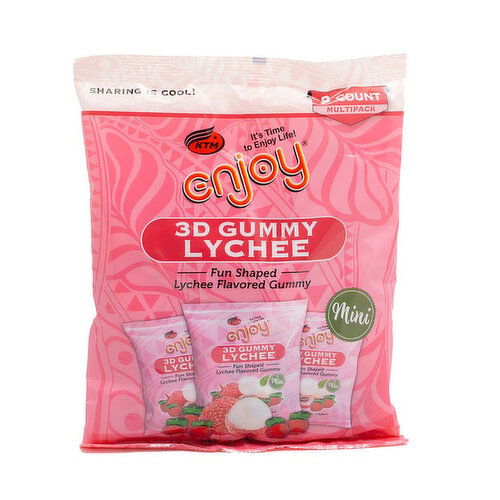 Enjoy Mini 3D Gummy Lychee