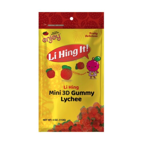 Enjoy Li Hing Mini 3D Lychee Gummy