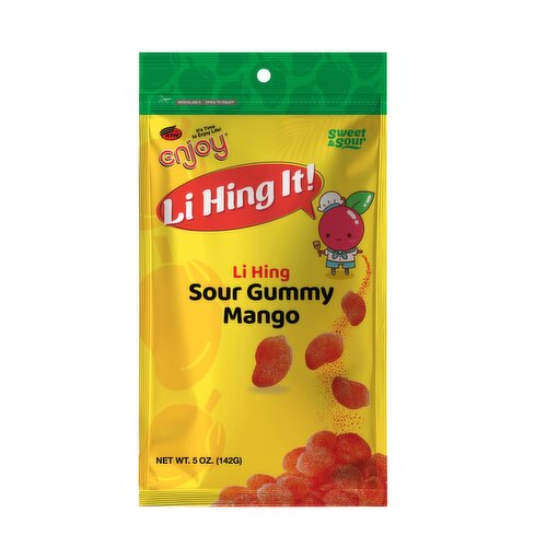 Enjoy Li Hing Sour Mango Gummy