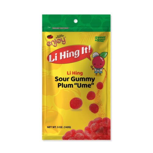 Enjoy Li Hing Sour Gummy Plum "Ume"