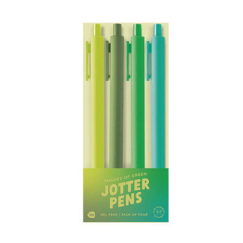 Talking Out of Turn Jotter Pens Gradient Greens