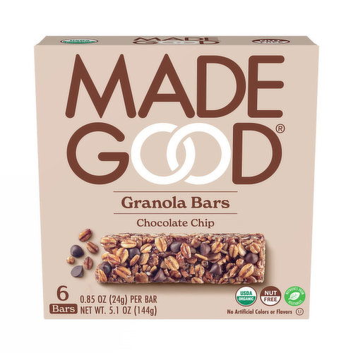 MadeGood Granola Bars, Chocolate Chip