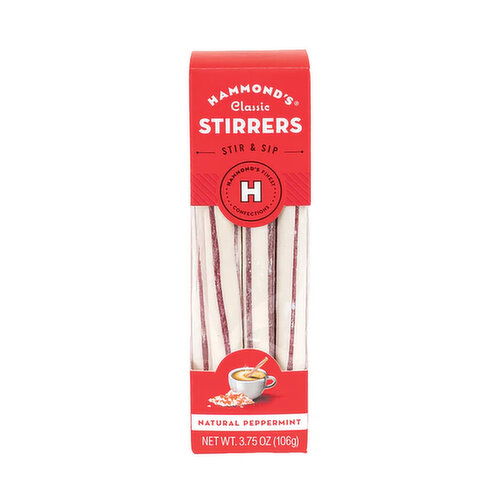 Hammond's Natural Peppermint Cocoa Stirrers
