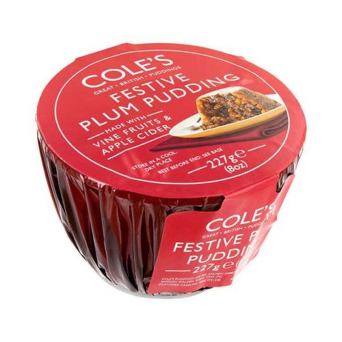 Coles Pudding Festive Plum
