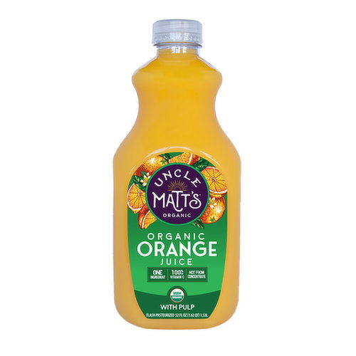 Uncle Matt's Organic Orange Juice with Pulp