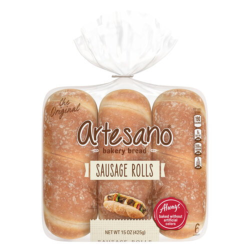 Artesano Sausage Roll 6pk