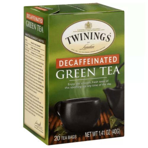 Twinings Of London Green Tea Naturally Decaffeinated