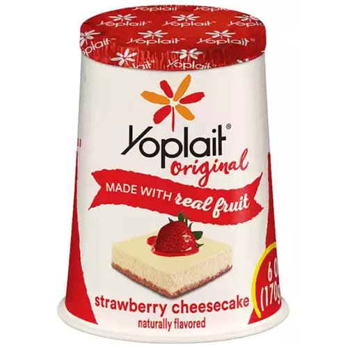 Yoplait Original Low Fat Yogurt, Strawberry Cheesecake