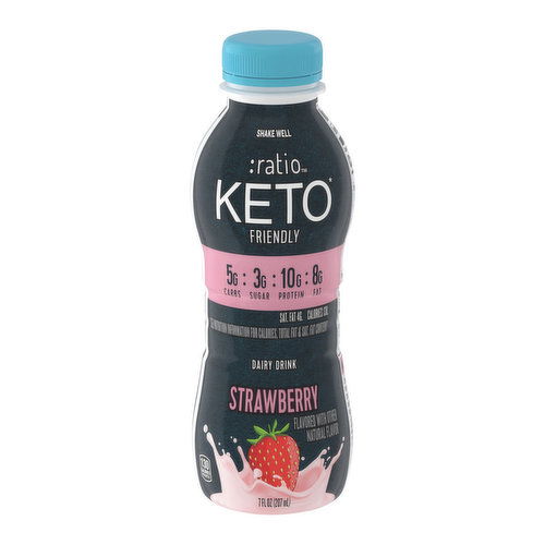 Ratio Keto Drink Strawberry