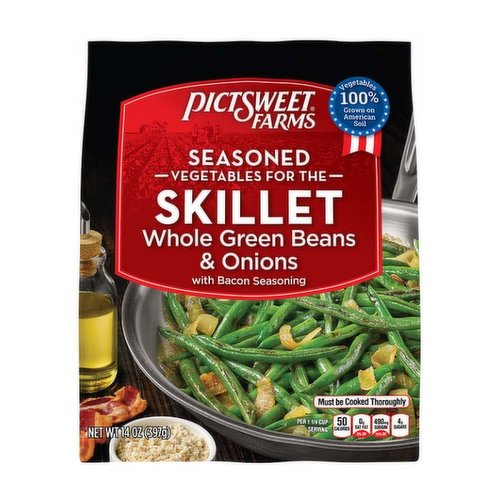 Pictsweet Skillet Whole Green Beans & Onions with Bacon Seasoning