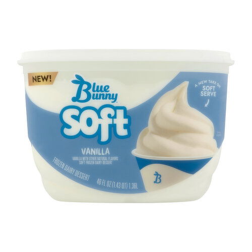 Blue Bunny Vanilla Soft Frozen Dairy Dessert
