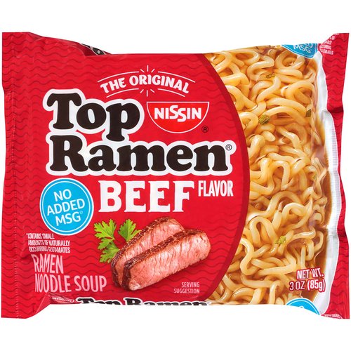 Nissin Top Ramen, Beef