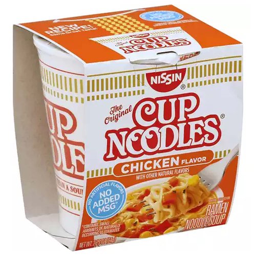 Nissin Ramen Cup Noodle Soup, Chicken