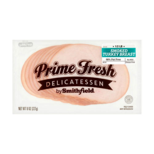 Smithfield Prime Fresh Delicatessen Smoked Turkey Breast