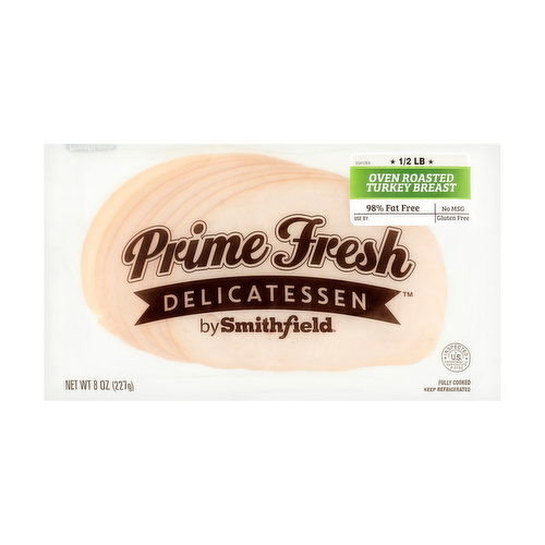 Smithfield Prime Fresh Delicatessen Oven Roasted Turkey Breast