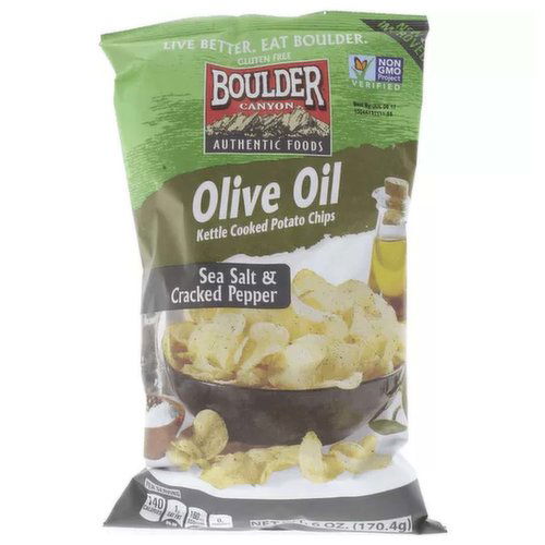 Boulder Canyon Olive Oil Sea Salt Cracked Pepper