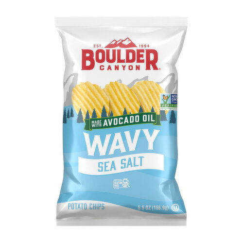 Boulder Canyon Wavy Sea Salt Potato Chips