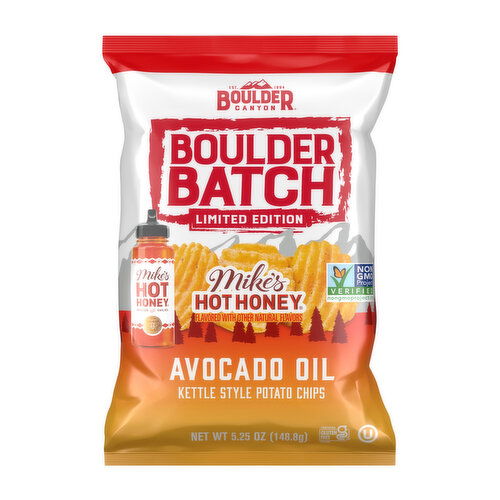 Boulder Canyon Boulder Batch Mike's Hot Honey Kettle Style Potato Chips Limited Edition