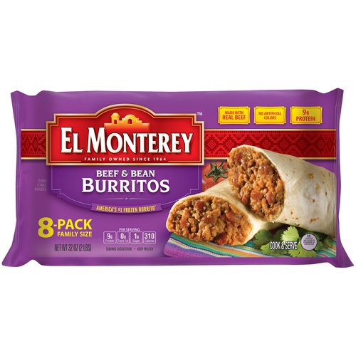 El Monterey Beef & Bean Burritos