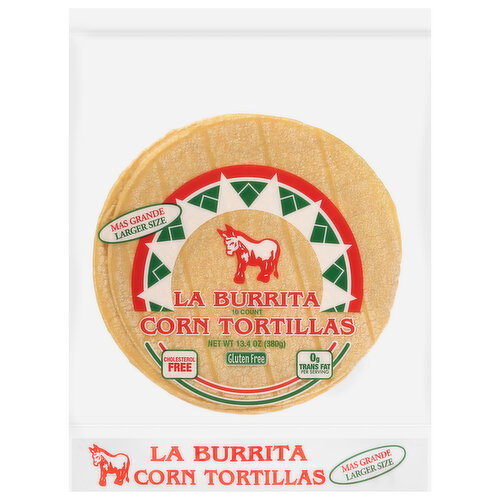La Burrita Yellow Corn Tortilla 7"