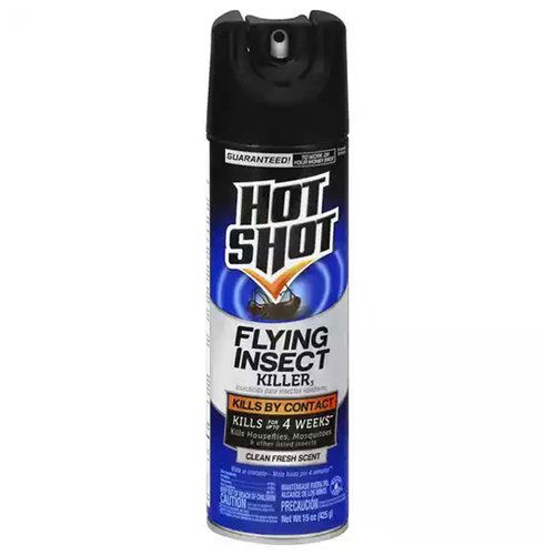 Hot Shot Flying Insect Killer, Clean Fresh Scent