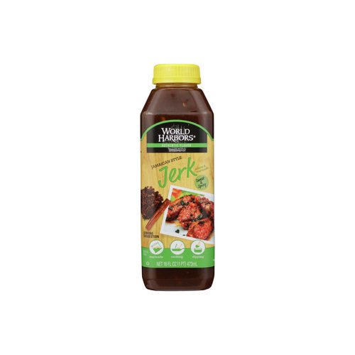 World Harbors Jamaican Style Jerk Marinade & Sauce, Sweet & Spicy
