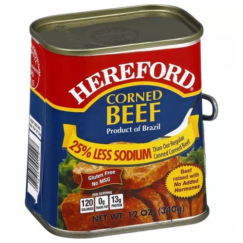 Hereford Corned Beef, 25% Less Sodium