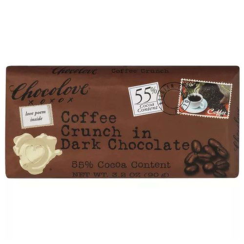 Chocolove Coffee Crunch Bar