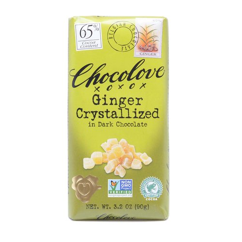 Chocolove Ginger Crystallized in Dark Chocolate