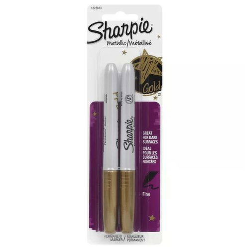 Sharpie Metallic Gold 2/cd