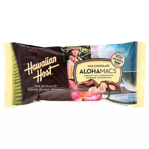 Hawaiian Host Alohamacs Milk Chocolate