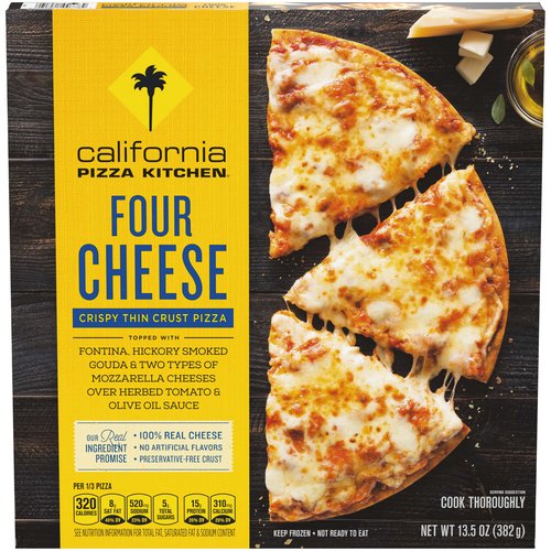 California Pizza Kitchen Thin Crust Pizza, Four Cheese