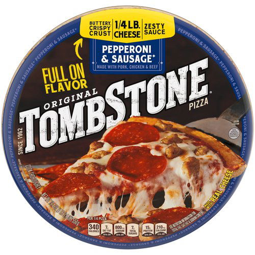 Tombstone Original Pizza, Pepperoni & Sausage 