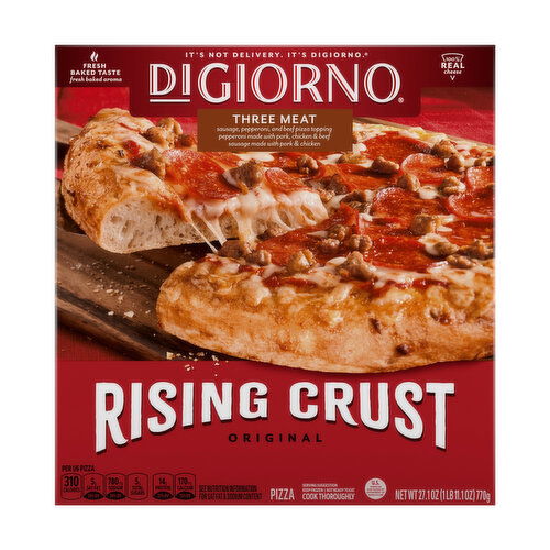 Digiorno Three Meat Rising Crust Original Pizza