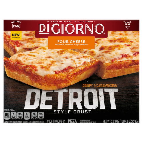 DiGiorno Four Cheese Detroit Style Crust Pizza