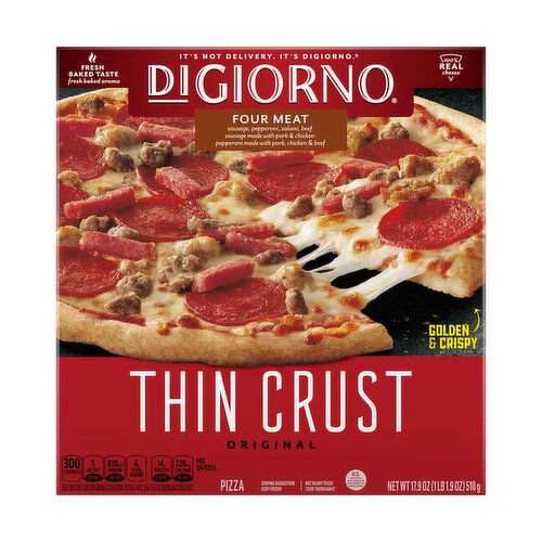 Digiorno Classic Thin 4 Meat Pizza