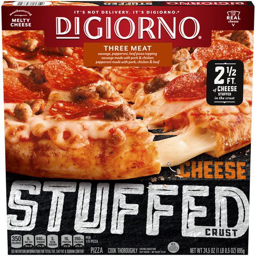 Digiorno Pizza, Cheese Stuffed Crust, 3 Meat