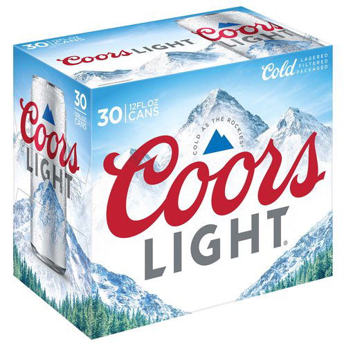 Coors Light Beer, Cans (Pack of 30)