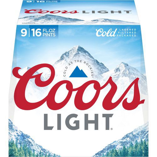 Coors Light Alumatek, Bottles (Pack of 9)