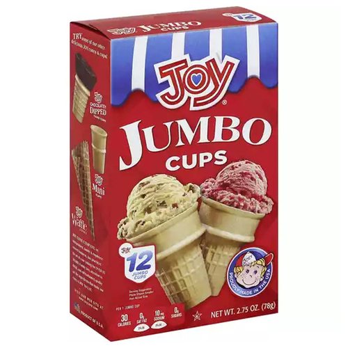 Joy Jumbo Ice Cream Cups