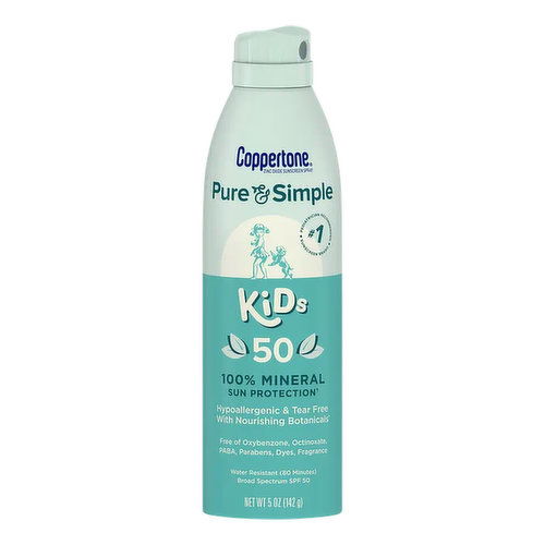 Coppertone Pure & Simple Kids SPF 50 Spray