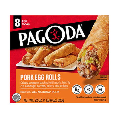 Pagoda Pork Egg Rolls