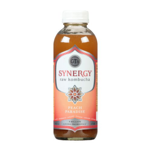 GT's Synergy Peach Paradise Kombucha