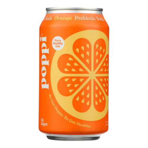 Poppi Prebiotic Soda Orange