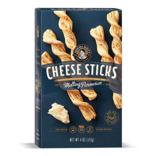 John Wm Macy's Cheesesticks, Melting Parmesan