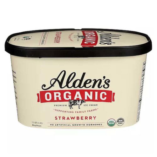 Alden's Organic Ice Cream, Strawberry